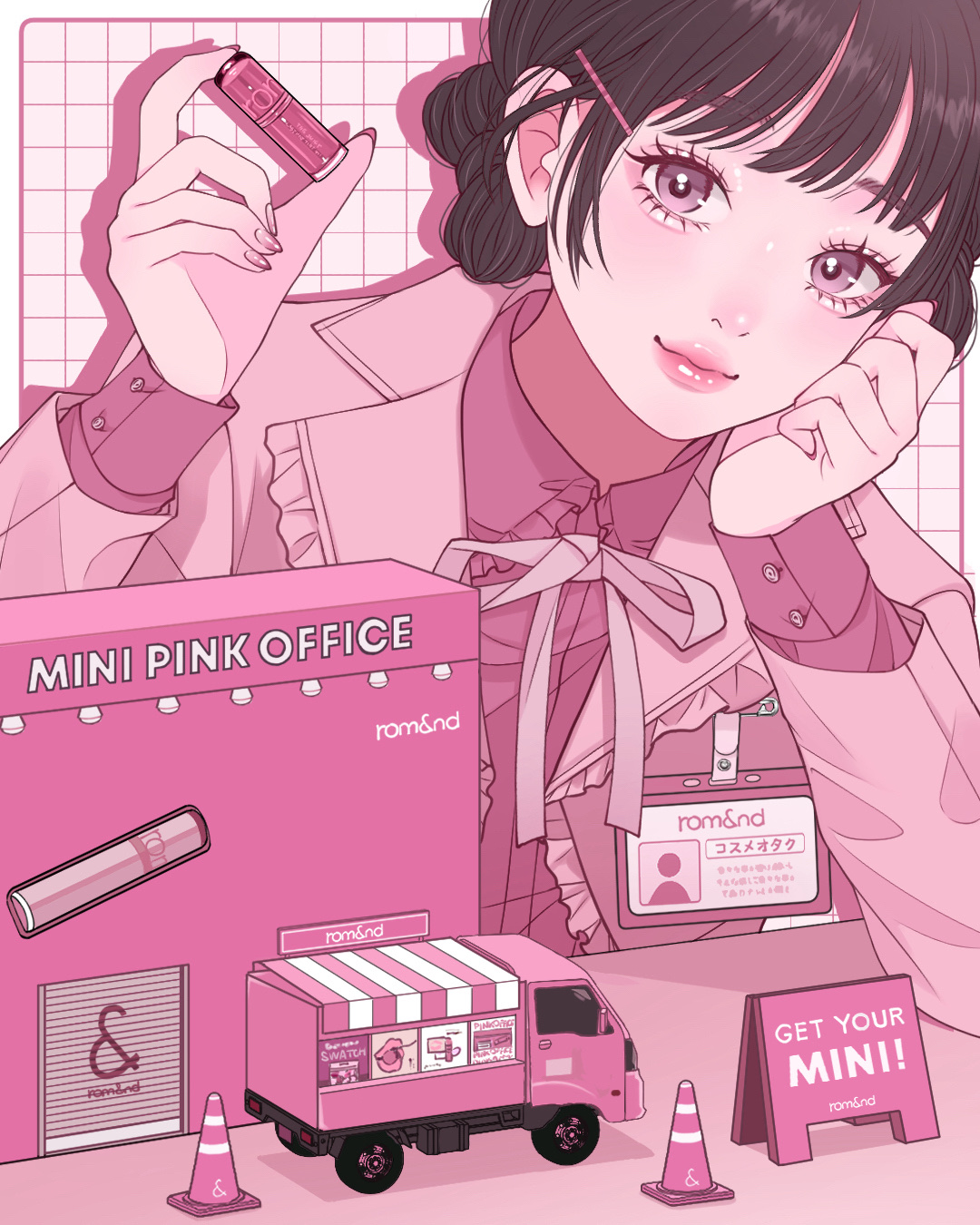 ハンオールブロウカラ/rom&nd/眉マスカラを使ったクチコミ（1枚目）