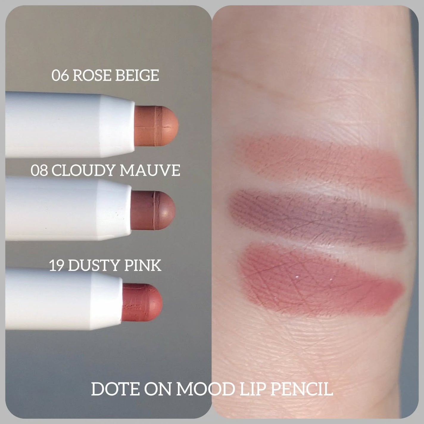 ドットオンムードリップペンシル/Heart Percent/リップライナーを使ったクチコミ(4枚目)