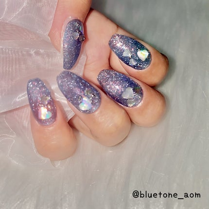 ⋆͛🦖⋆͛aomi on LIPS 「オリジナルフラッシュギラギラすぎないブルーのフラッシュ☺️💙ん..」(5枚目)