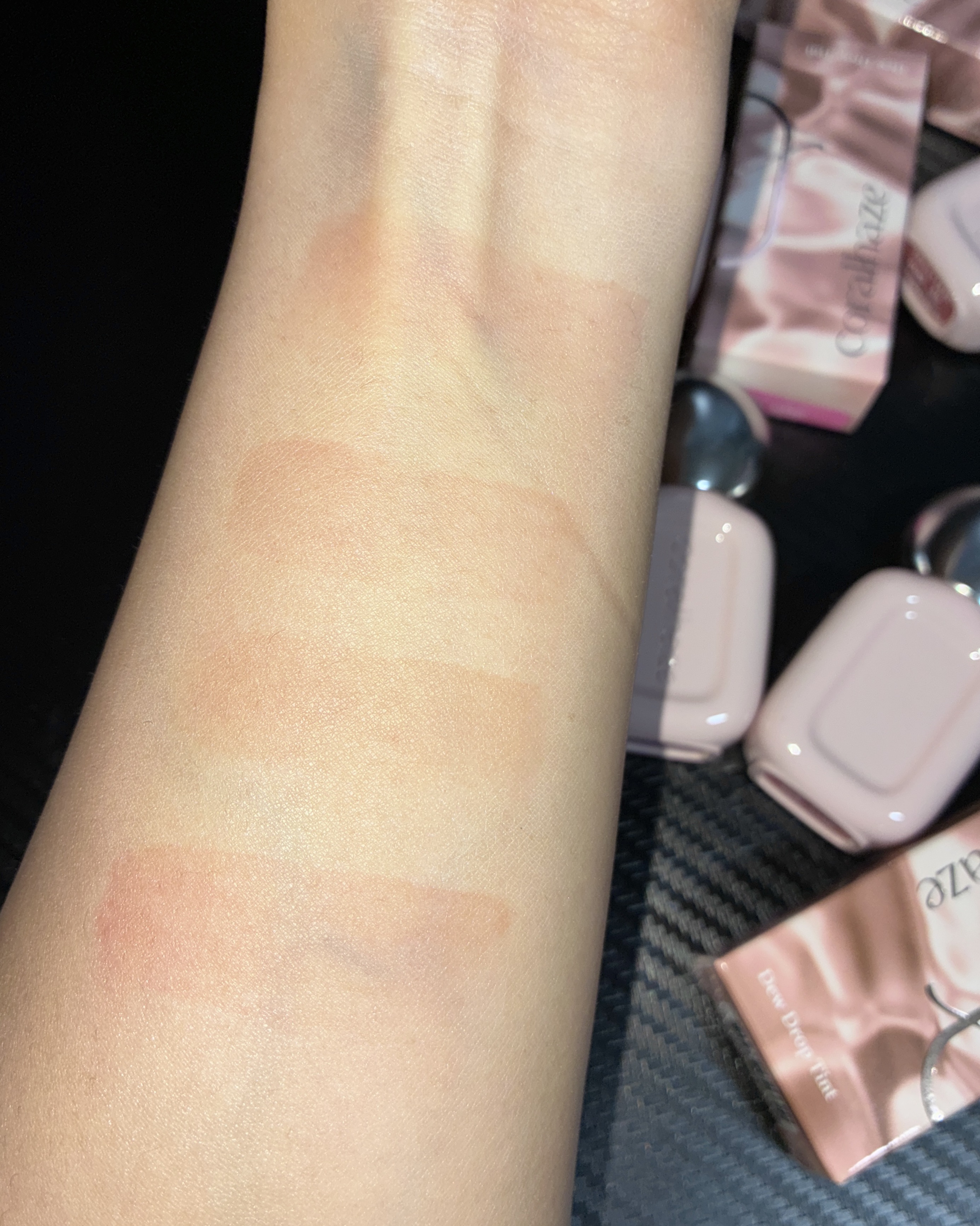 デュー ドロップ ティント/Coralhaze/リップティントを使ったクチコミ（3枚目）