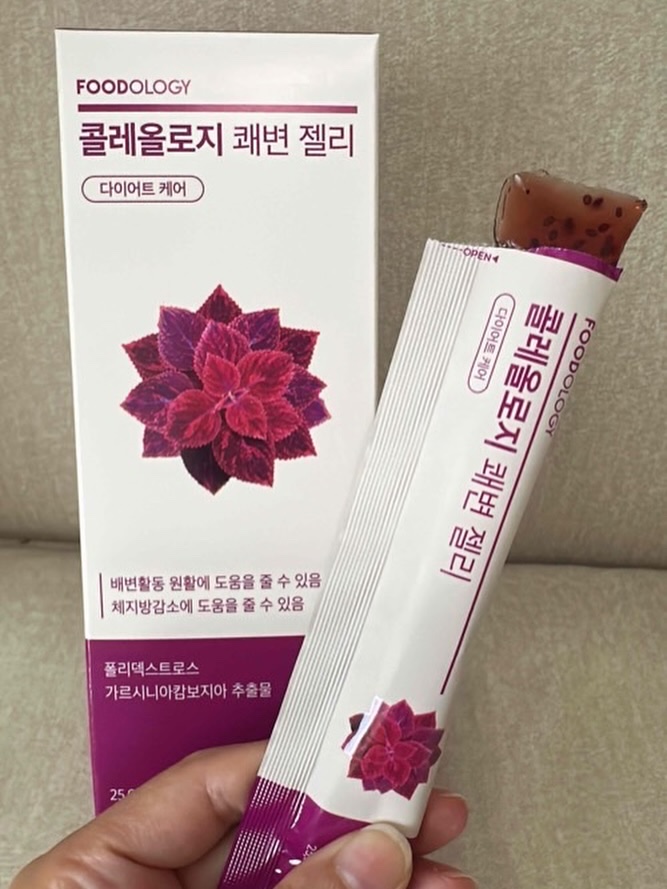 コレオロジー快調ゼリー/FOODOLOGY/健康サプリメントを使ったクチコミ（1枚目）