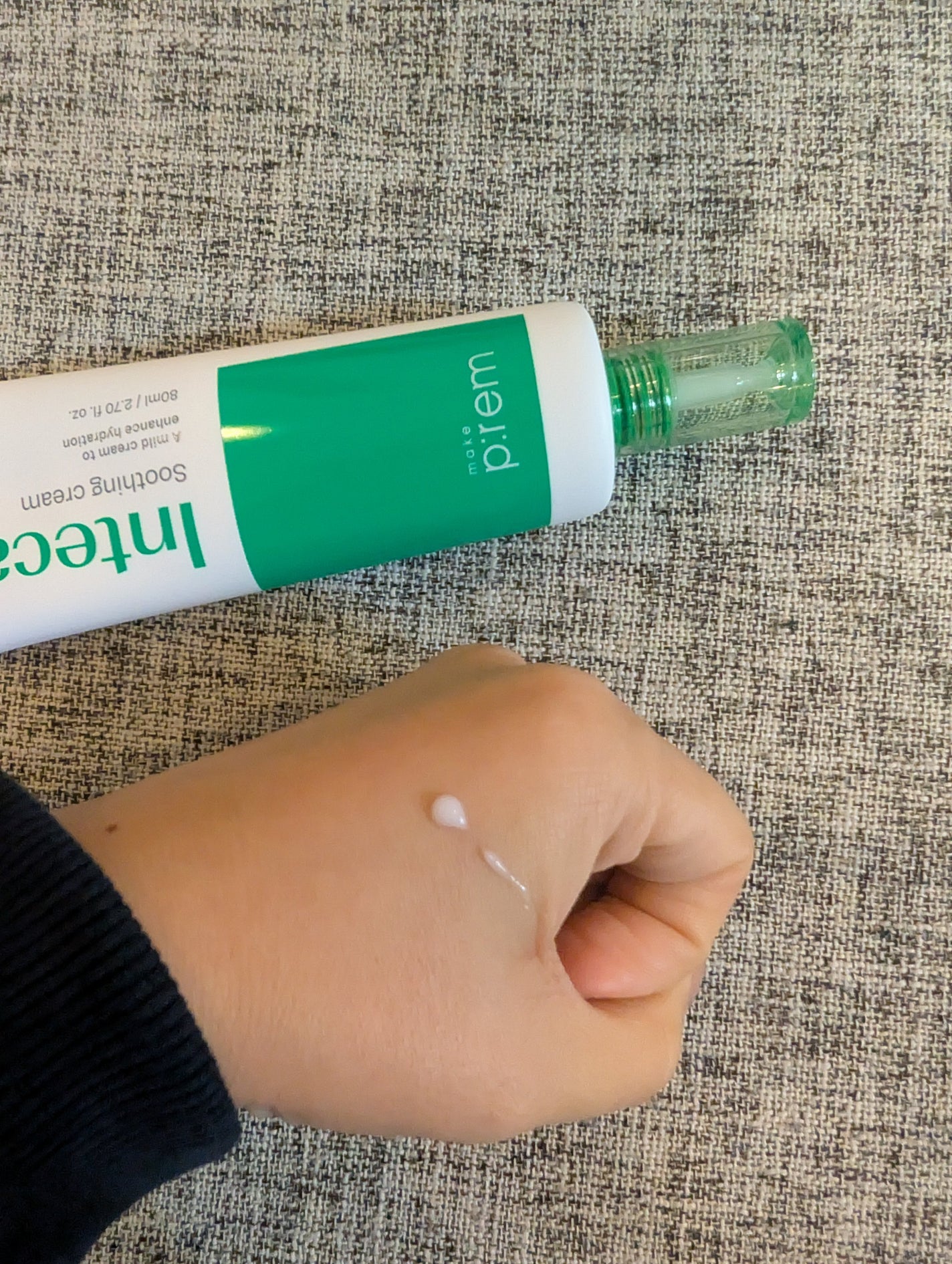 インテカ スージングクリーム/make prem/フェイスクリームを使ったクチコミ(3枚目)