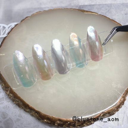 クリスタルネイルパウダー/WSPT JAPAN/ネイル用品を使ったクチコミ(2枚目)