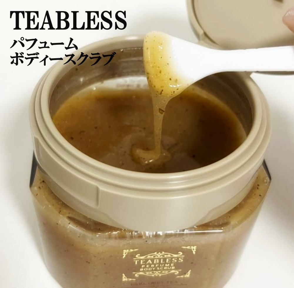 TEABLESS アールグレイティージャム ボディスクラブのクチコミ「TEABLESS
アールグレイティージャムスクラブ

スクラブとボディーソープの２in1タイプ.....」（1枚目）