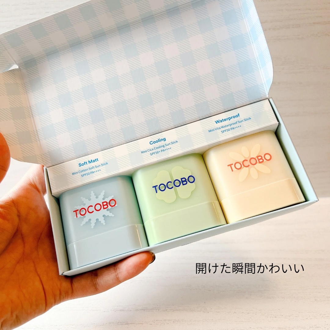 コットンソフトサンスティック/TOCOBO/日焼け止めスティックを使ったクチコミ（2枚目）