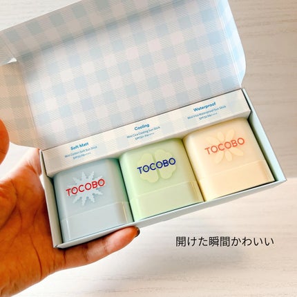 コットンソフトサンスティック/TOCOBO/日焼け止めスティックを使ったクチコミ(2枚目)