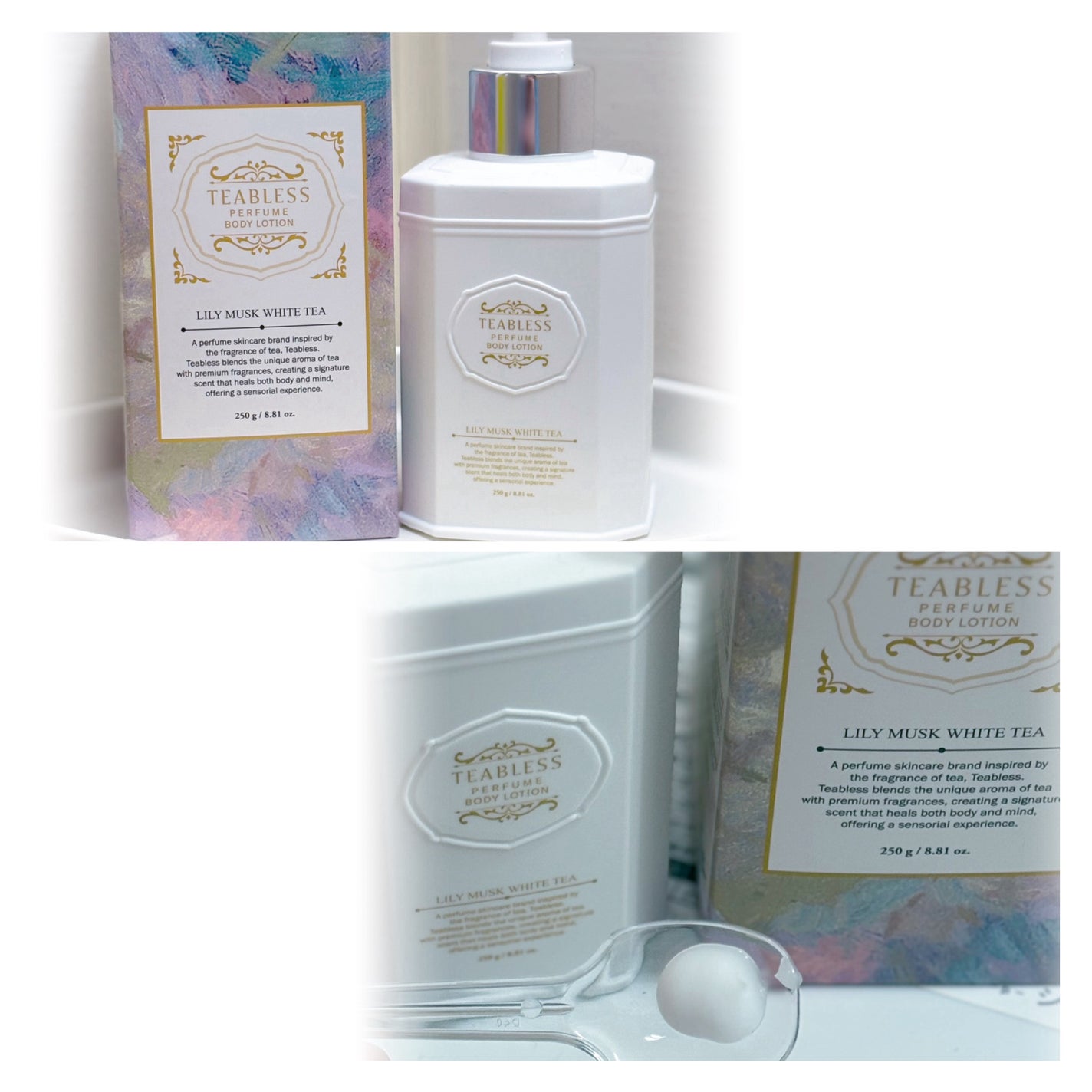 パフュームボディローション リリィムスクホワイトティー/TEABLESS/ボディローションを使ったクチコミ(1枚目)