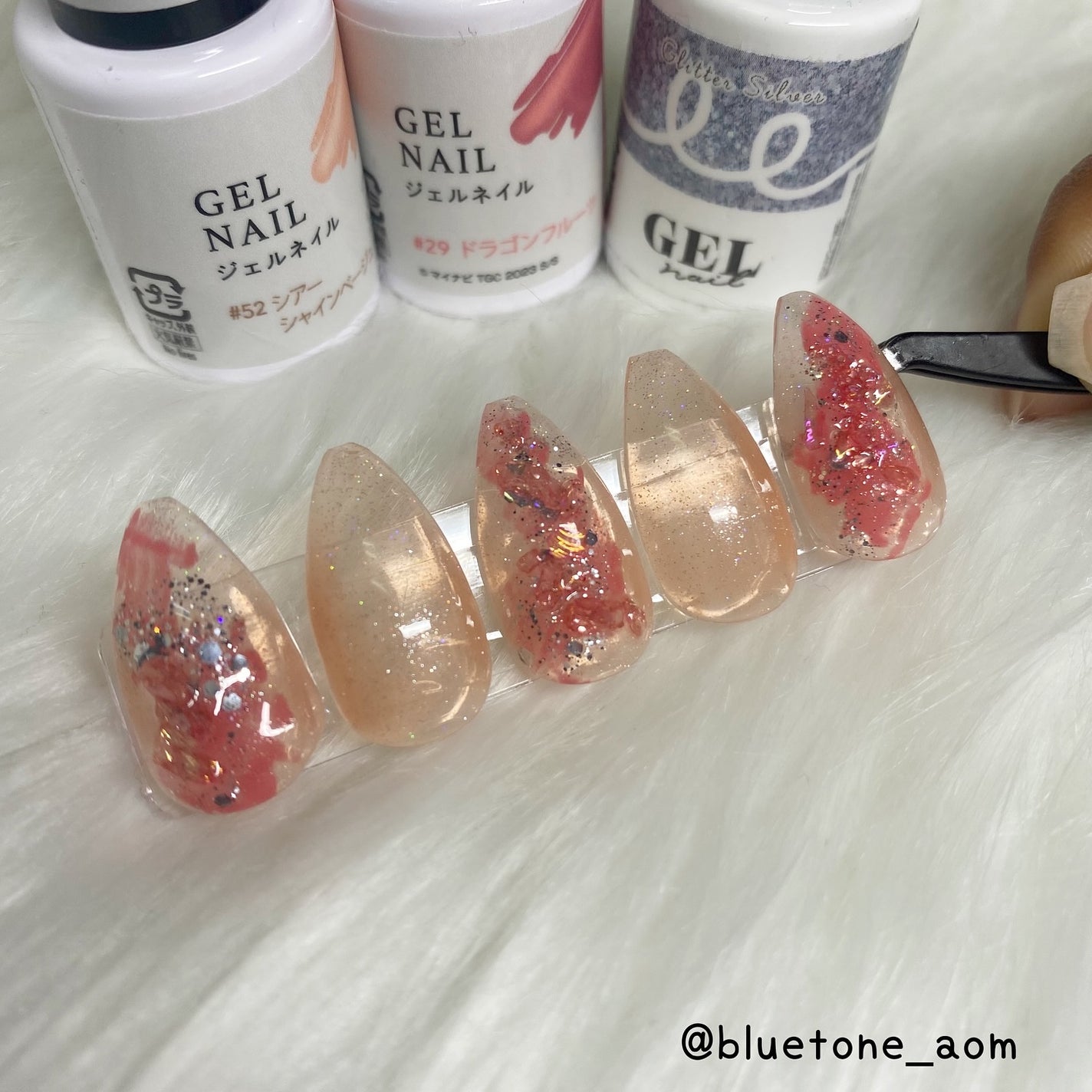 BRG ジェルネイル/DAISO/ジェルネイルを使ったクチコミ(6枚目)