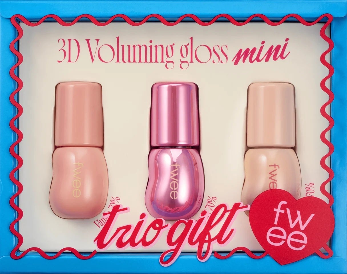 3Dボリューミンググロス ミニトリオギフト fwee