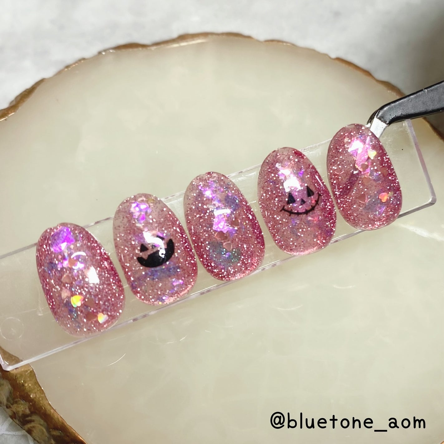 ネイルシール/セリア/ネイルシールを使ったクチコミ(2枚目)