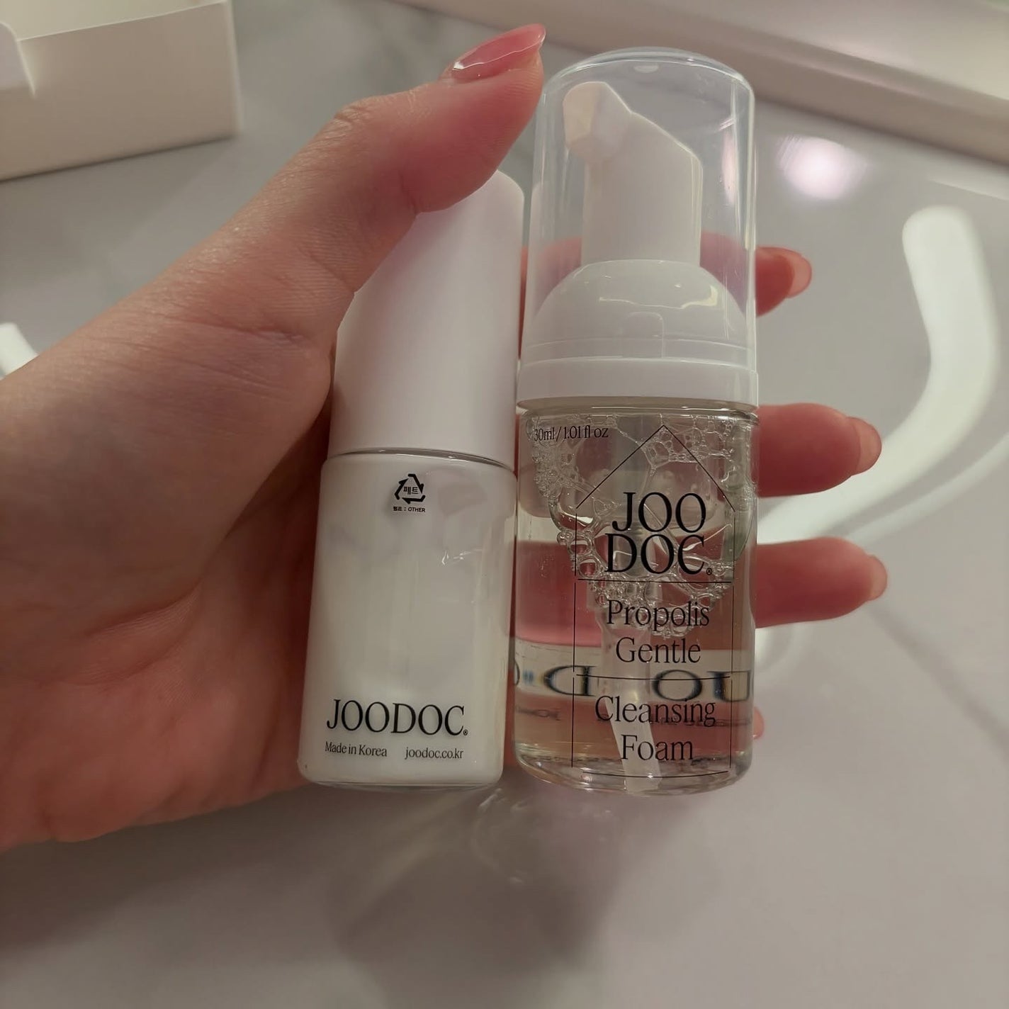 クレンジングフォーム&クレンジングミルク トラベルキット/JOODOC/スキンケアキットを使ったクチコミ(2枚目)