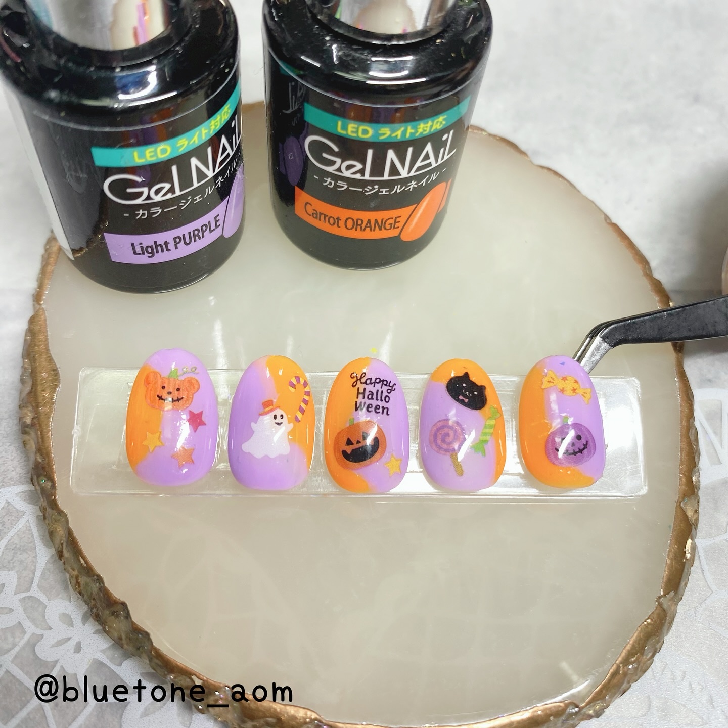 ジェルネイル（ライト対応）/セリア/ジェルネイルを使ったクチコミ（2枚目）