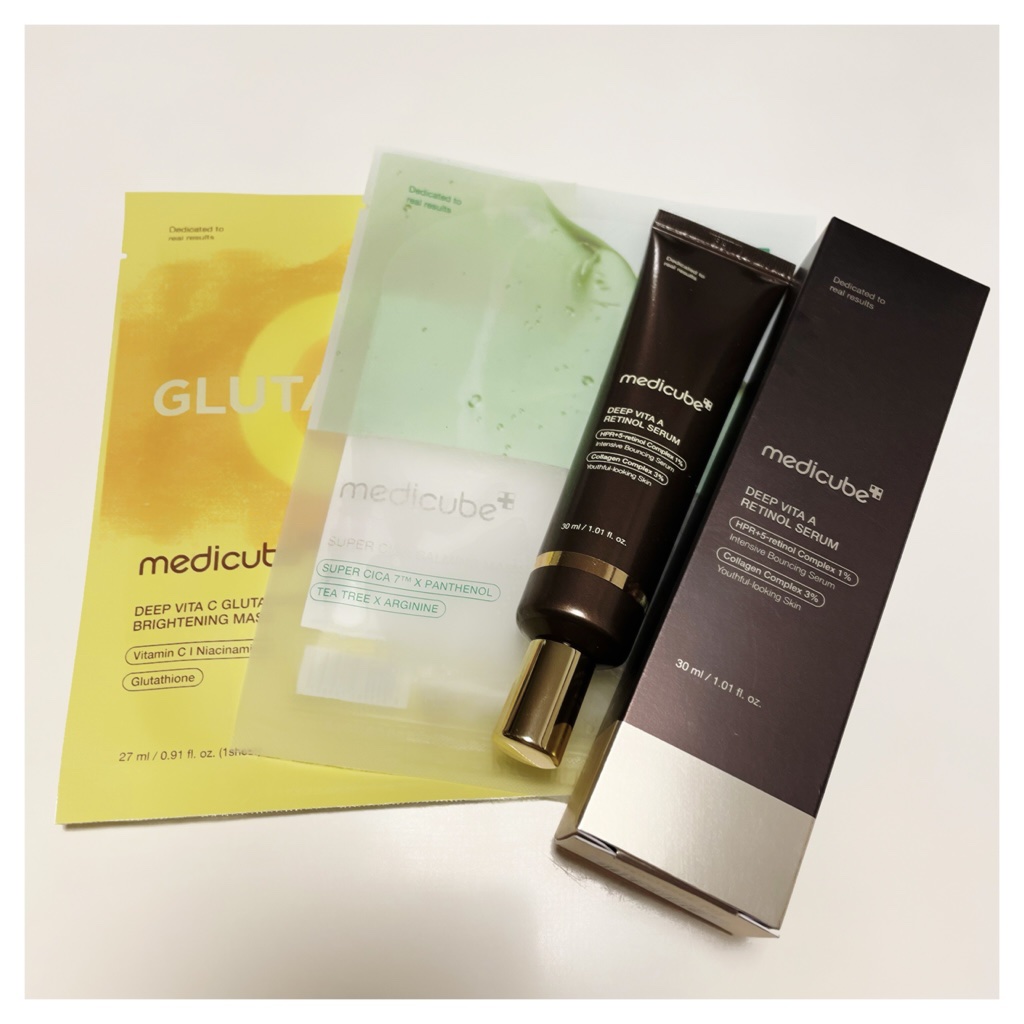 ディープビタAレチノールセラム/MEDICUBE/美容液を使ったクチコミ（3枚目）