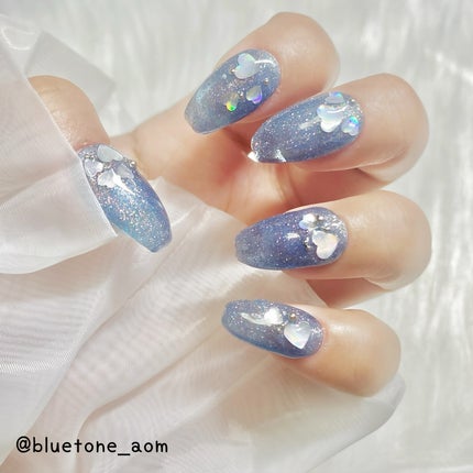 ⋆͛🦖⋆͛aomi on LIPS 「オリジナルフラッシュギラギラすぎないブルーのフラッシュ☺️💙ん..」(2枚目)