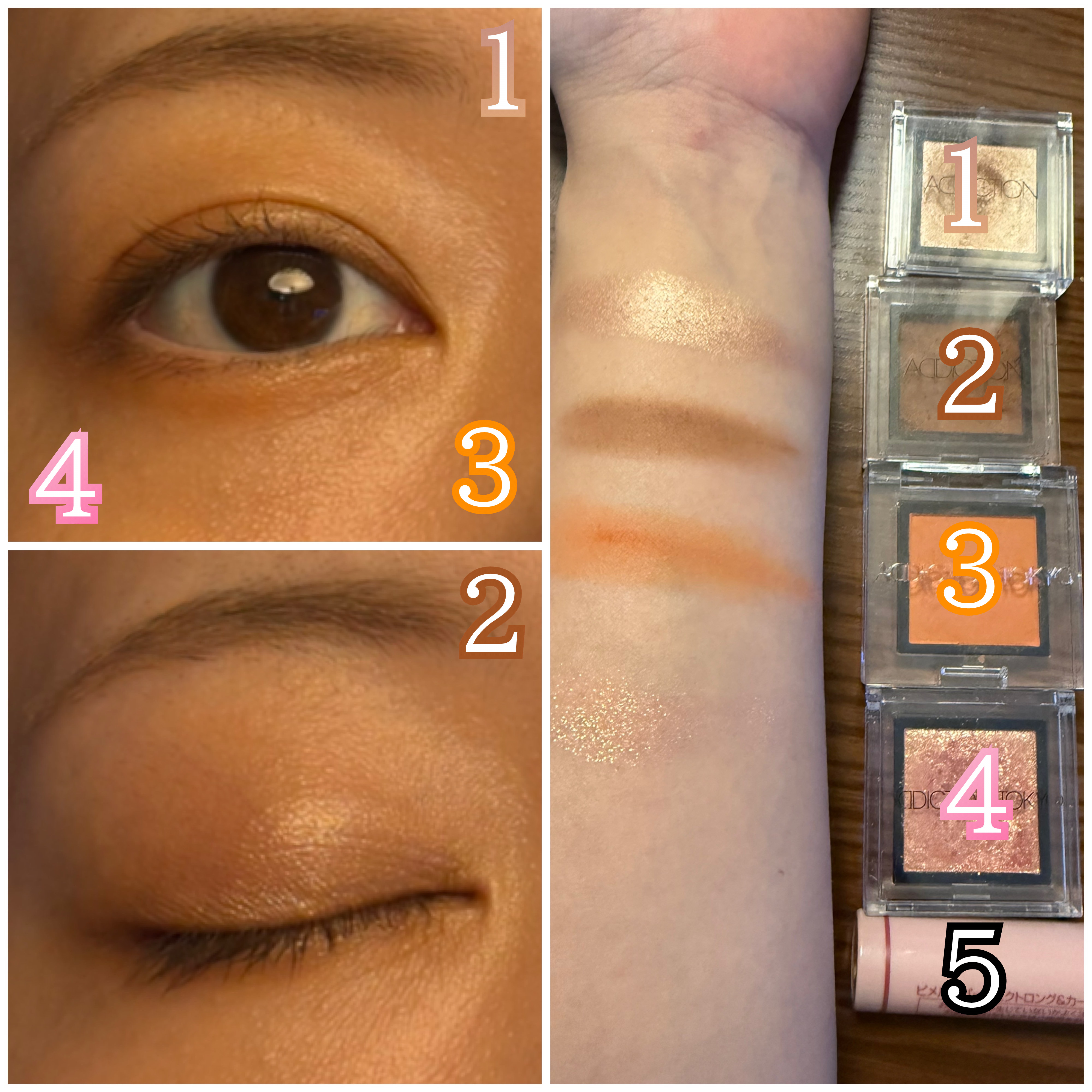 アディクション ザ アイシャドウ スパークル/ADDICTION/単色アイシャドウを使ったクチコミ（2枚目）