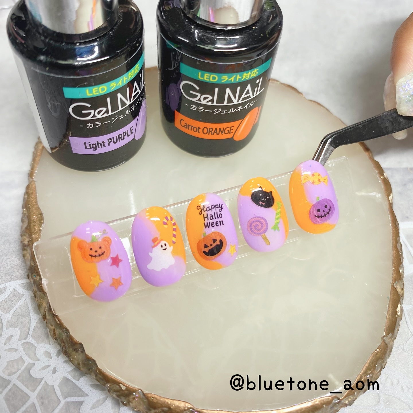 ジェルネイル（ライト対応）/セリア/ジェルネイルを使ったクチコミ（3枚目）