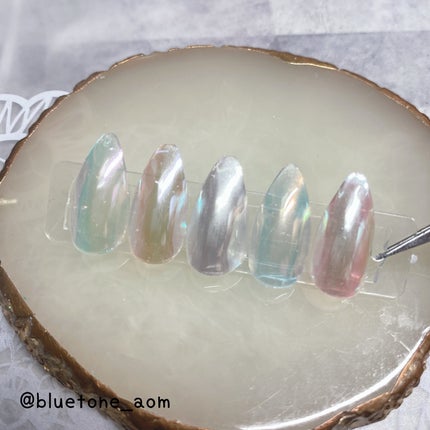 クリスタルネイルパウダー/WSPT JAPAN/ネイル用品を使ったクチコミ(4枚目)