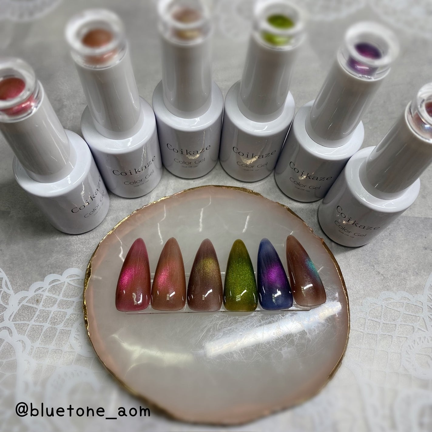 Coikaze キャッツアイジェル/Coikaze/ジェルネイルを使ったクチコミ(5枚目)