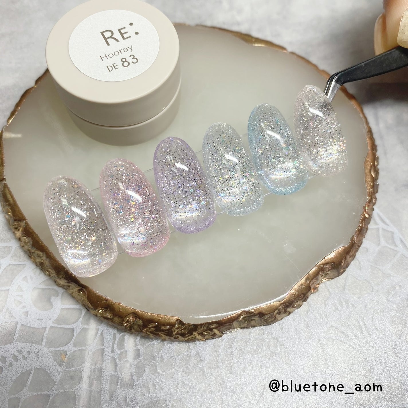 【RE:】Hooray./Beach/ジェルネイルを使ったクチコミ(1枚目)