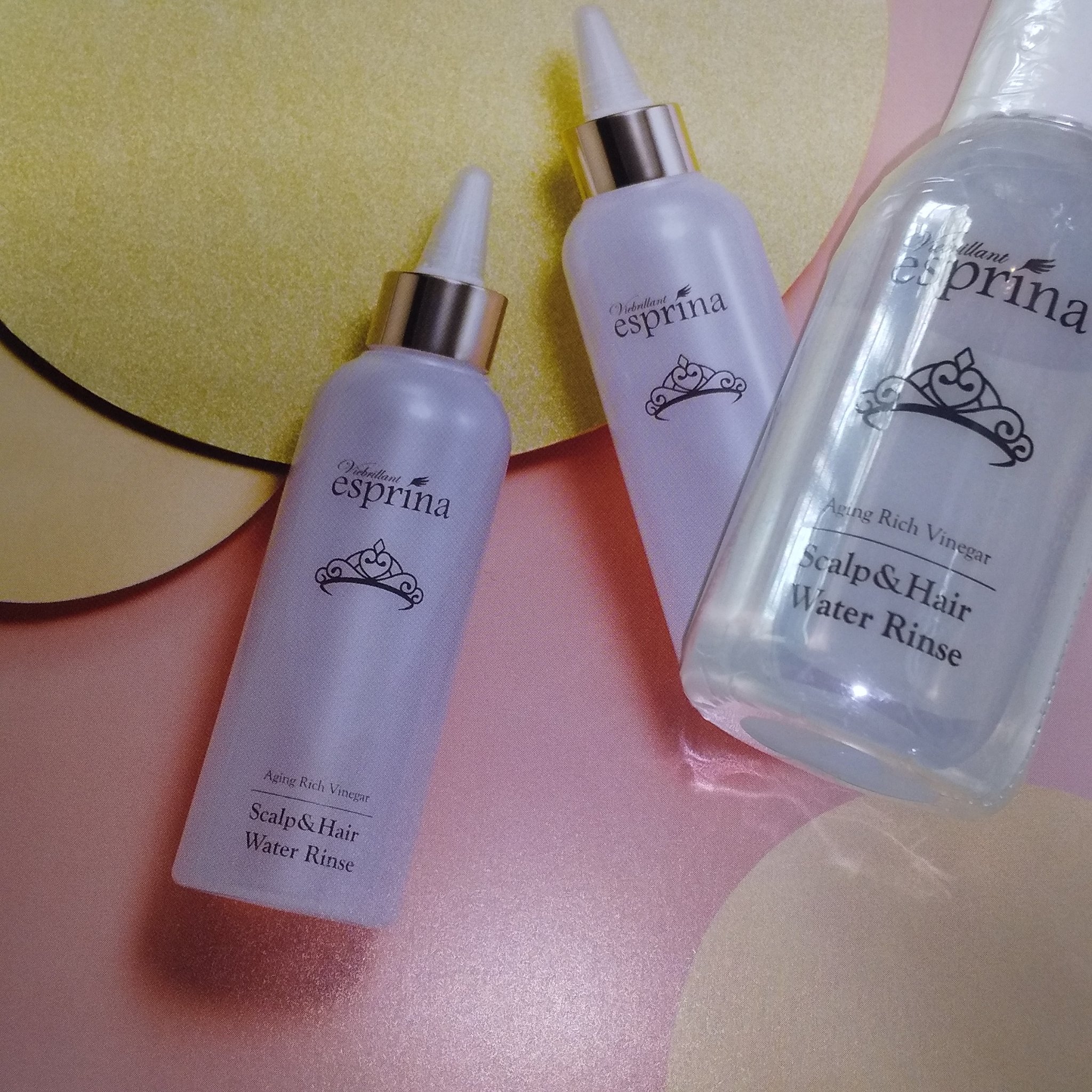 ビネガースカルプ&ヘアウォーターリンス/ヴィブリアン エスプリーナ/アウトバストリートメントを使ったクチコミ（1枚目）