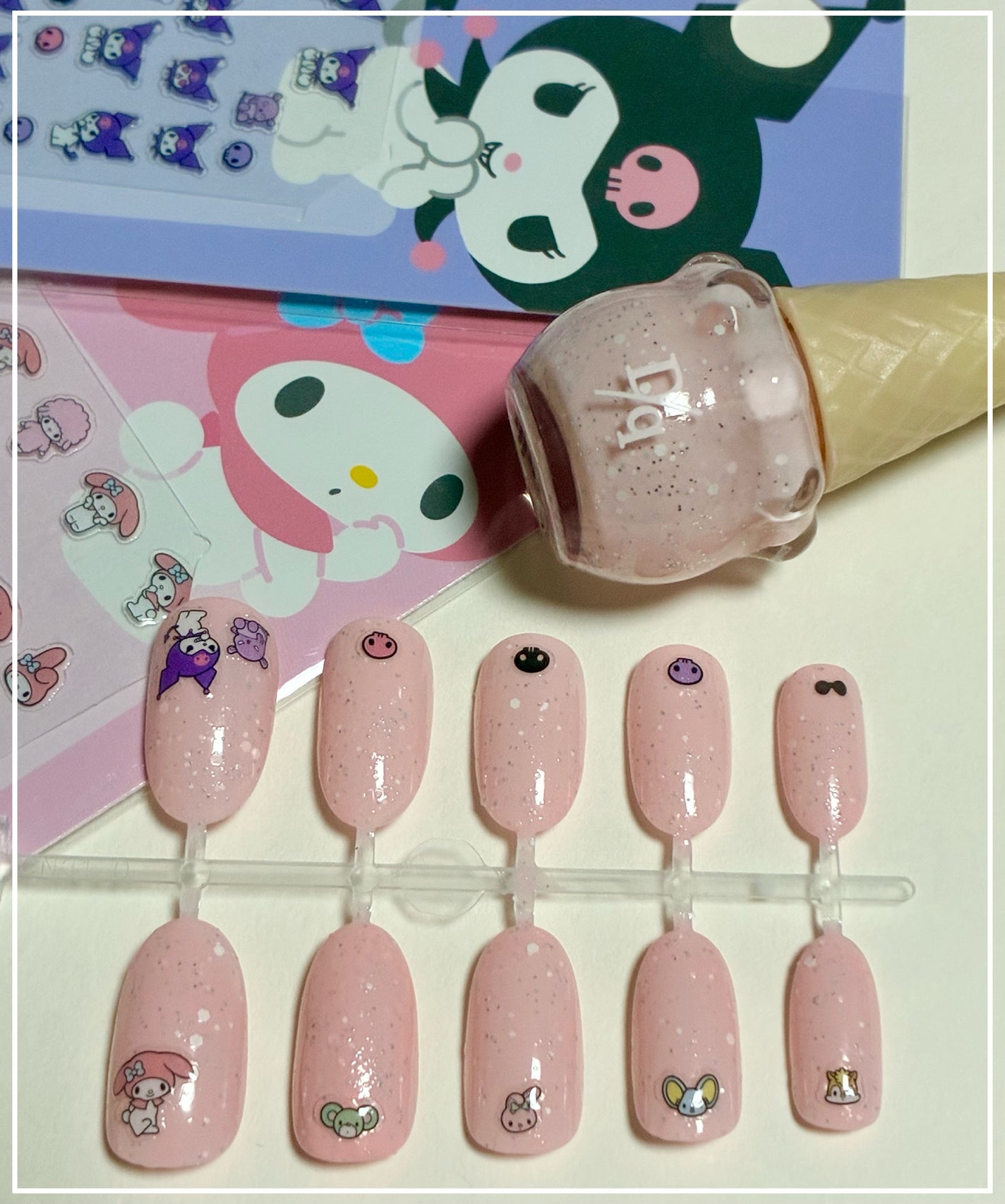 クリアネイルチップ/セリア/ネイルチップ・パーツを使ったクチコミ(1枚目)