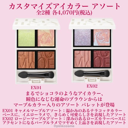 Bloom Collection カスタマイズアイカラー アソート(限定カラー)/マキアージュ/アイシャドウを使ったクチコミ(3枚目)