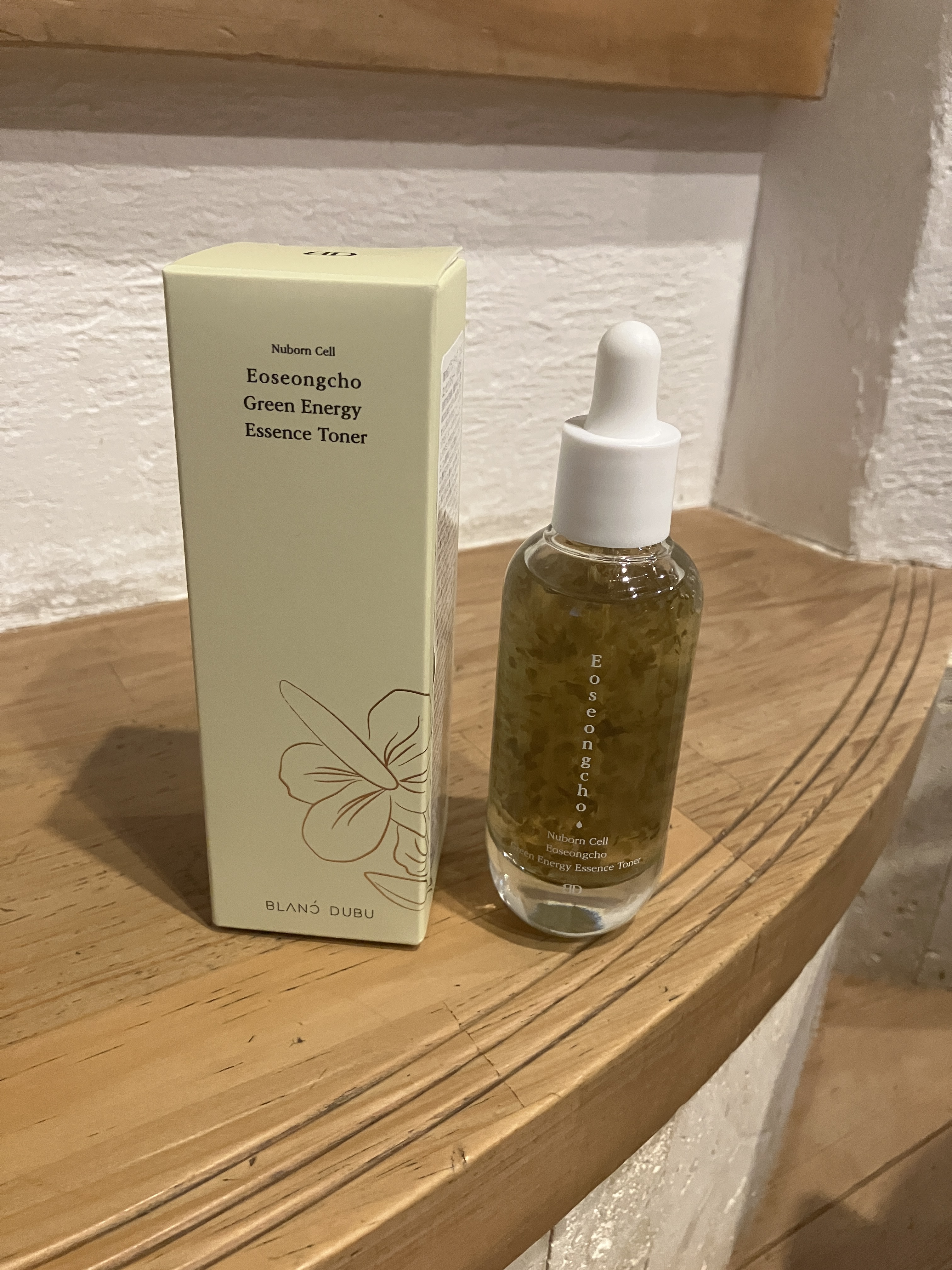 [ブランドゥブ] ヌボンセル ドクダミグリーンエナジーエッセンストナー/BLANC DUBU/化粧水を使ったクチコミ（1枚目）