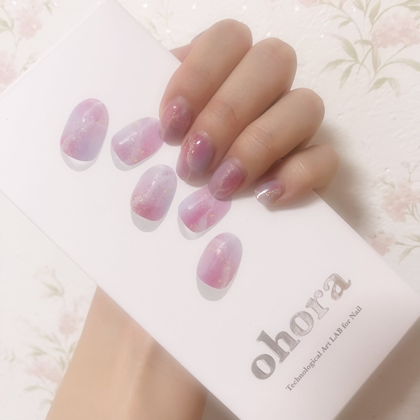 セミキュアジェルネイル(ハンド)/ohora/ネイルシールを使ったクチコミ(1枚目)