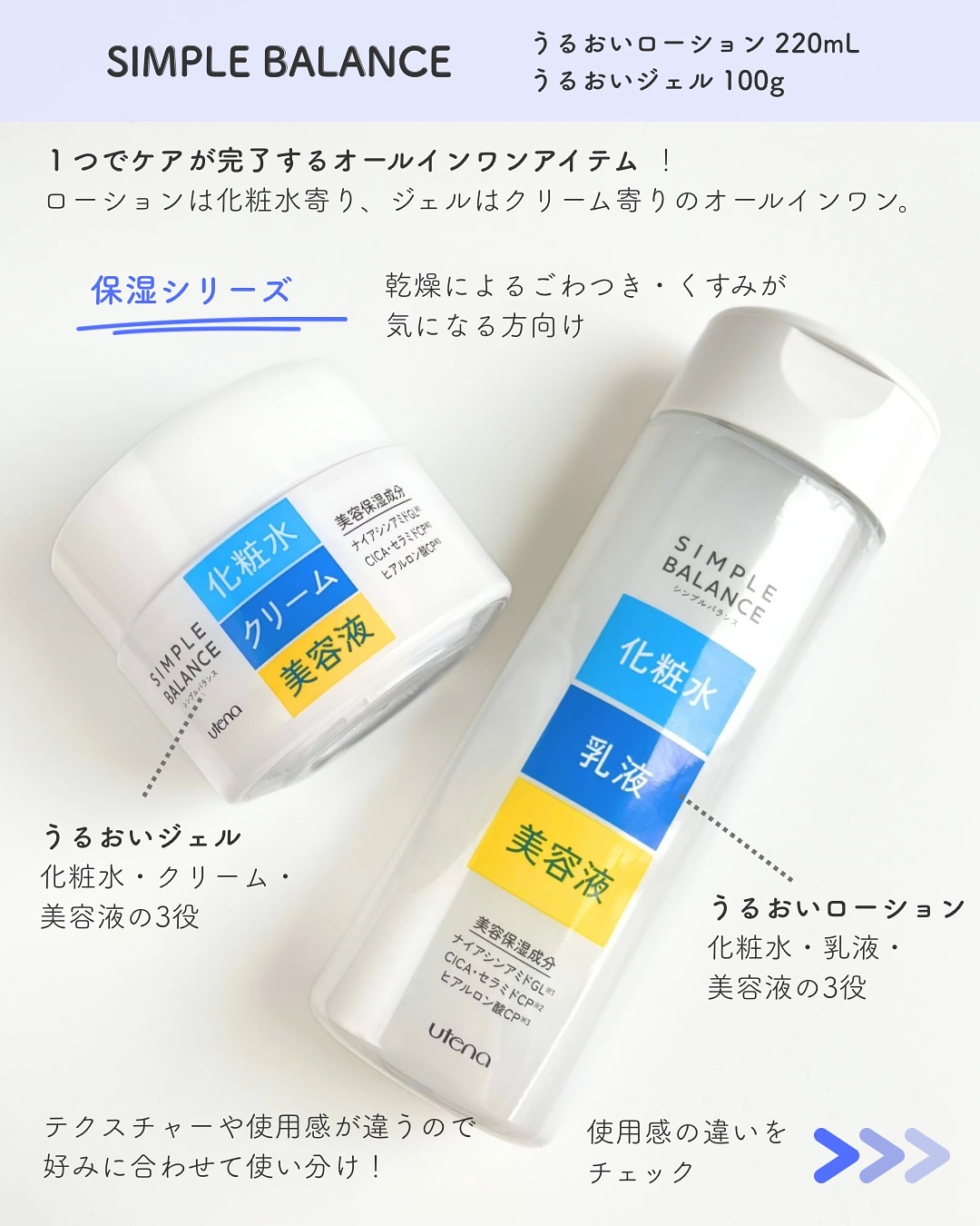 うるおいジェル 100g/シンプルバランス/オールインワン化粧品を使ったクチコミ（2枚目）