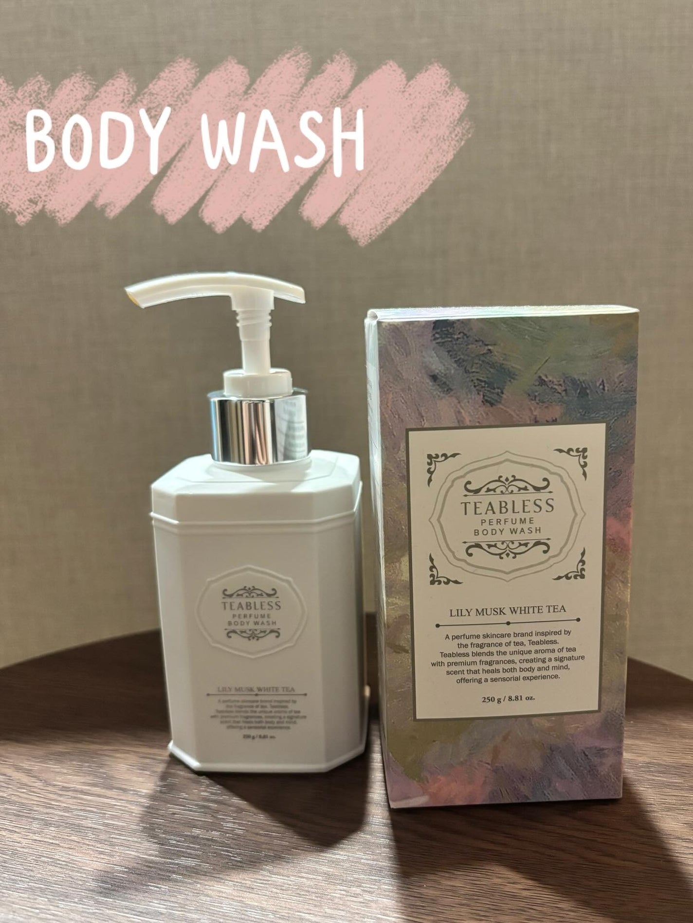 パフュームボディウォッシュ リリームスクホワイトティー/TEABLESS/ボディソープを使ったクチコミ(3枚目)