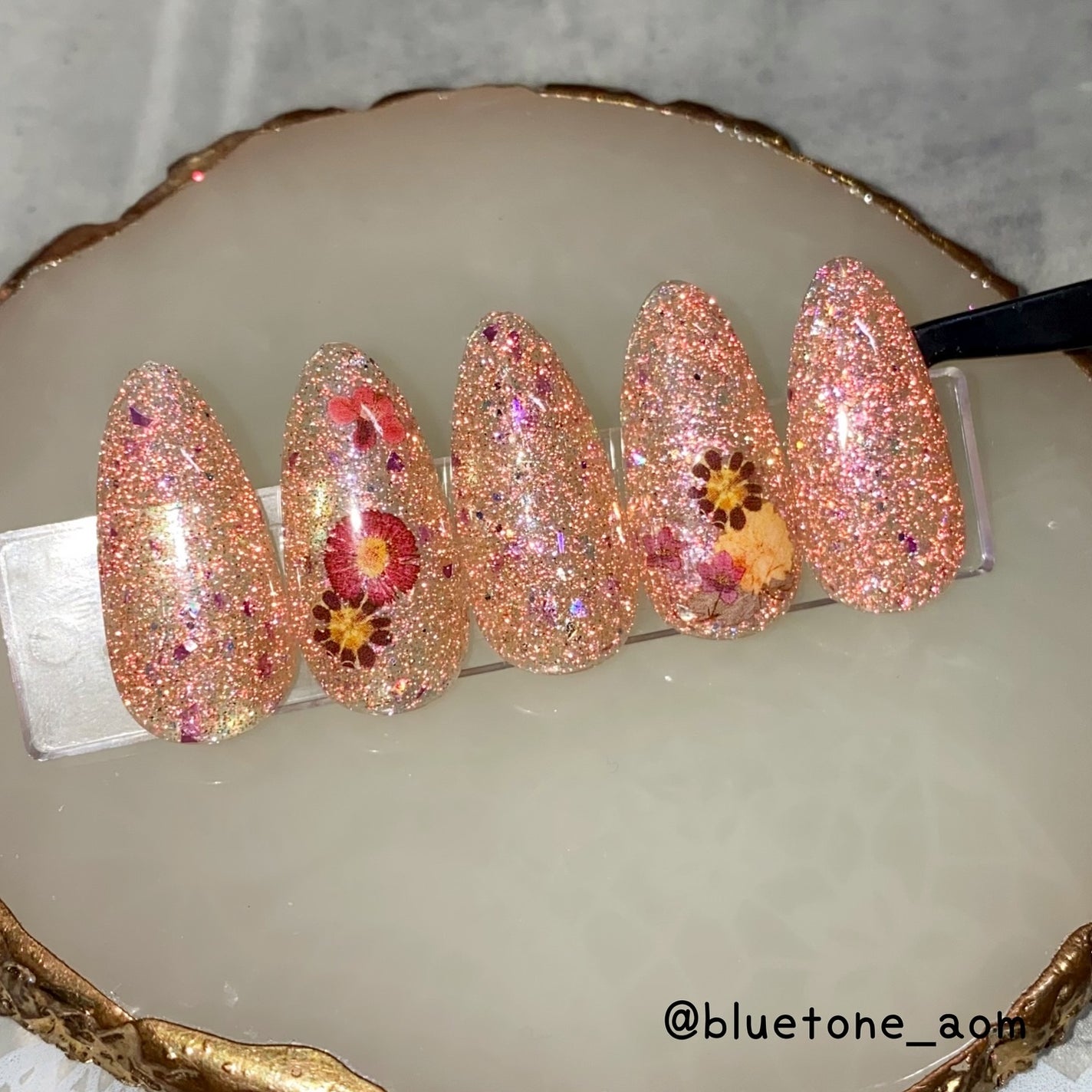 ネイルシール/SHEIN/ネイルシールを使ったクチコミ(4枚目)