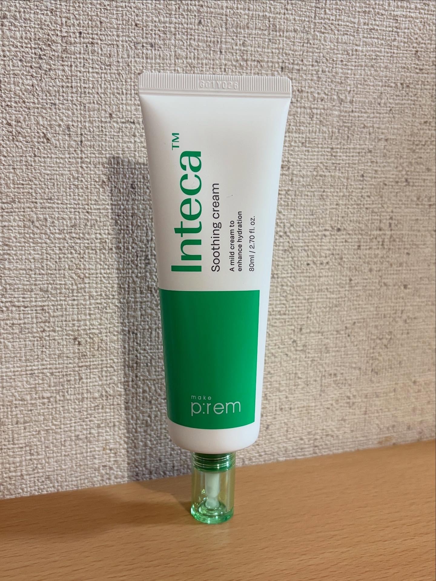 インテカ スージングクリーム/make prem/フェイスクリームを使ったクチコミ（1枚目）