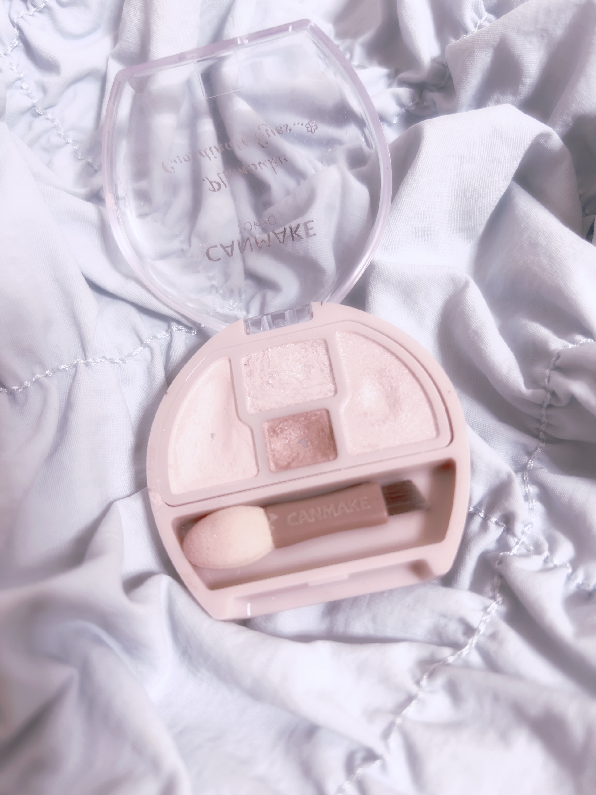 プランぷくコーデアイズ/キャンメイク/パウダーアイシャドウを使ったクチコミ（2枚目）