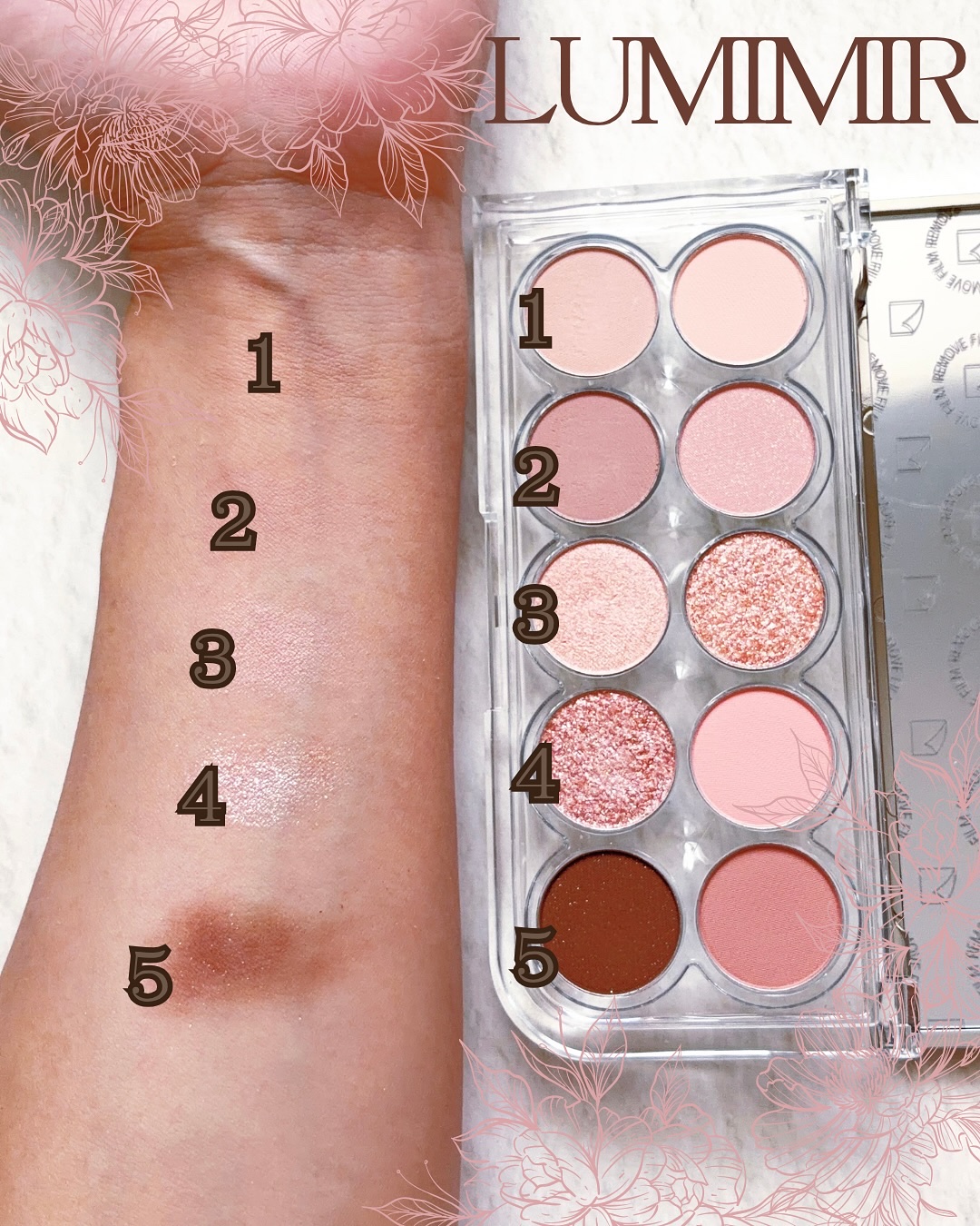 ライトオンアイズシャドウパレット/ルミル/アイシャドウパレットを使ったクチコミ（3枚目）