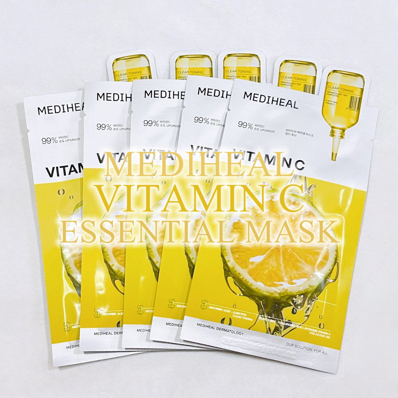 ビタミンC エッセンシャルマスククリアトーニング/MEDIHEAL/シートマスク・パックを使ったクチコミ(1枚目)