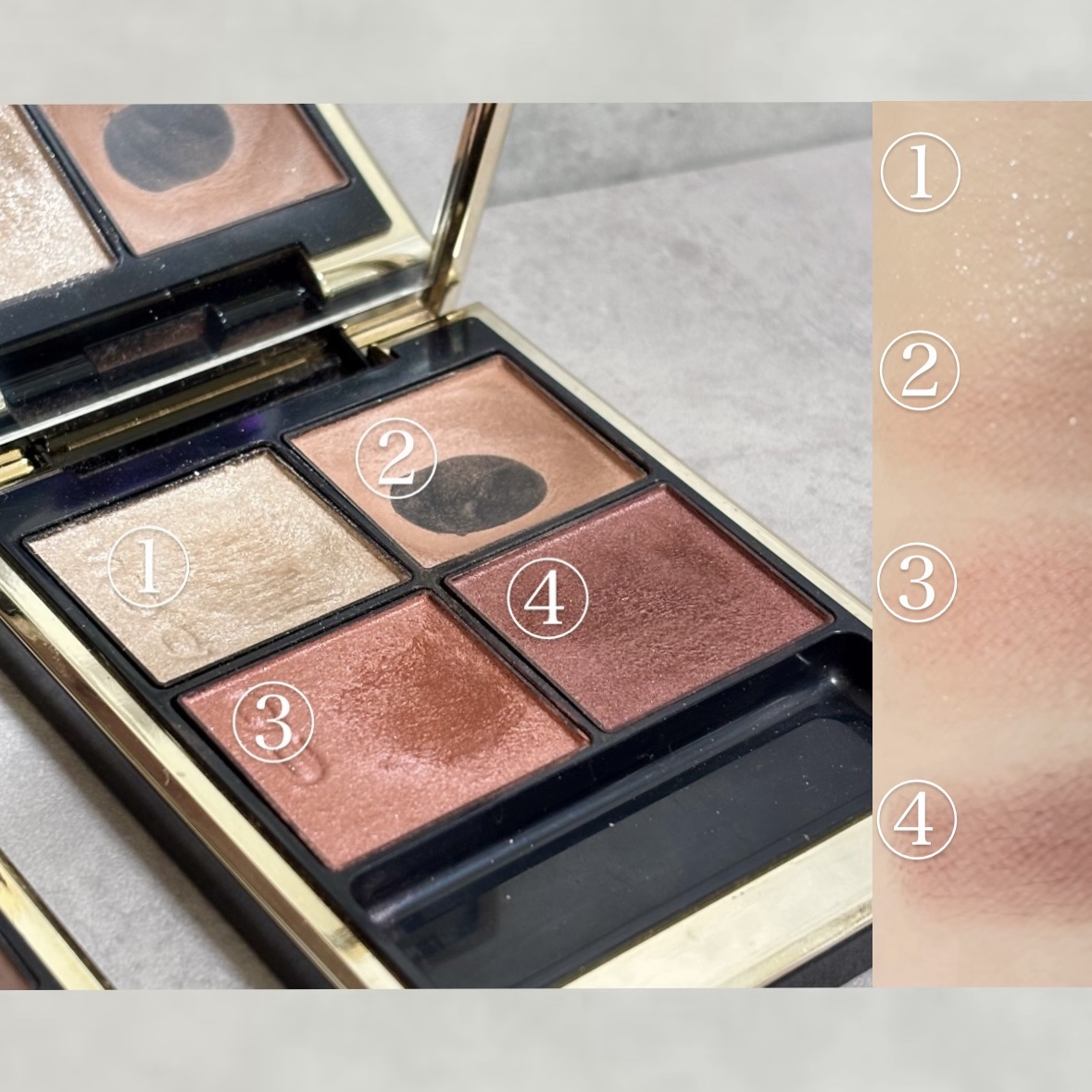 シグニチャー カラー アイズ/SUQQU/アイシャドウパレットを使ったクチコミ（2枚目）