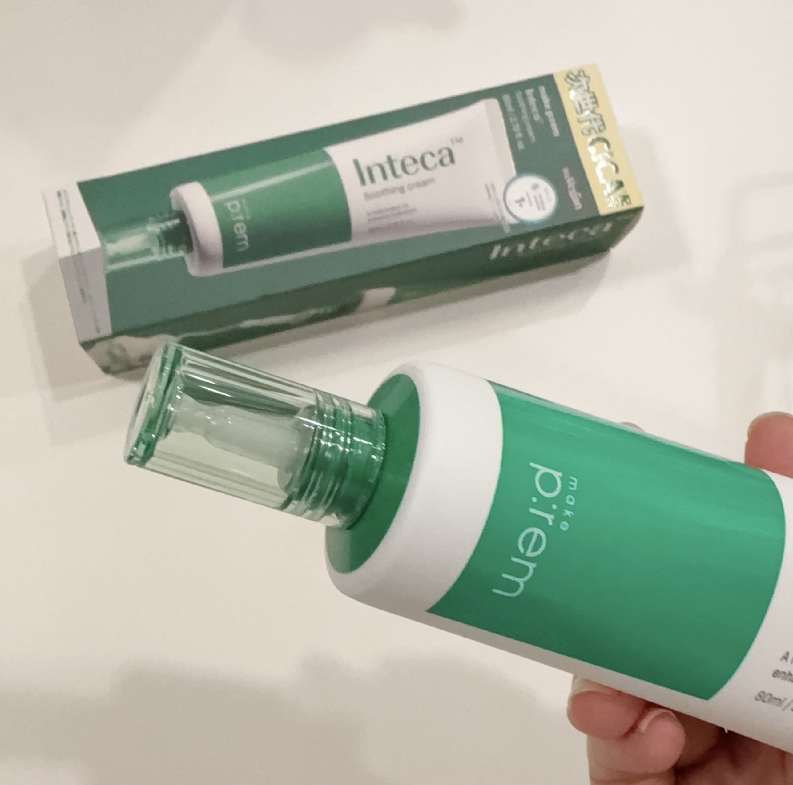 インテカ スージングクリーム/make prem/フェイスクリームを使ったクチコミ（2枚目）