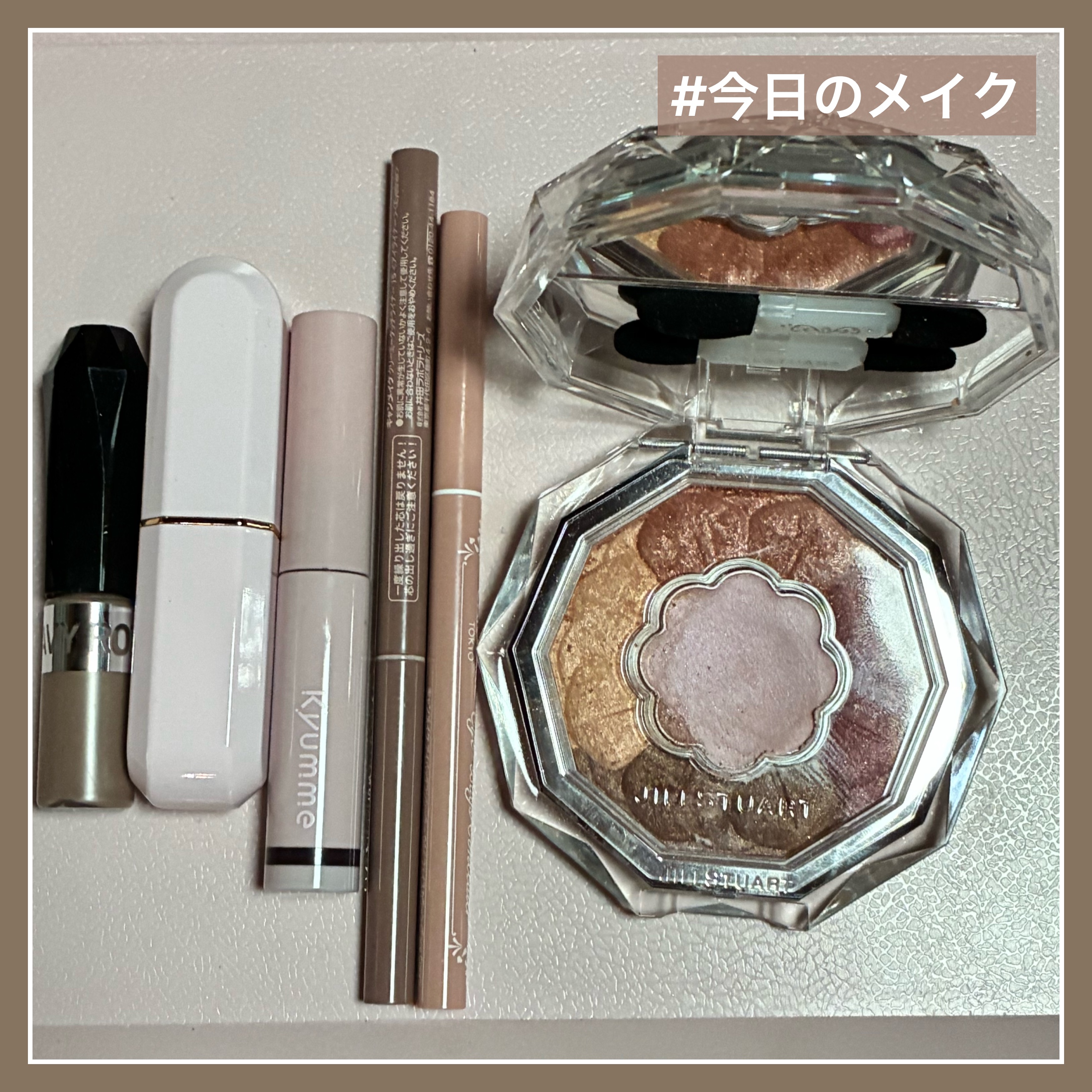 ジルスチュアート ブルームクチュール アイズ ガーランドウィズユー 30 pink marguerite dream/JILL STUART/アイシャドウパレットを使ったクチコミ（1枚目）