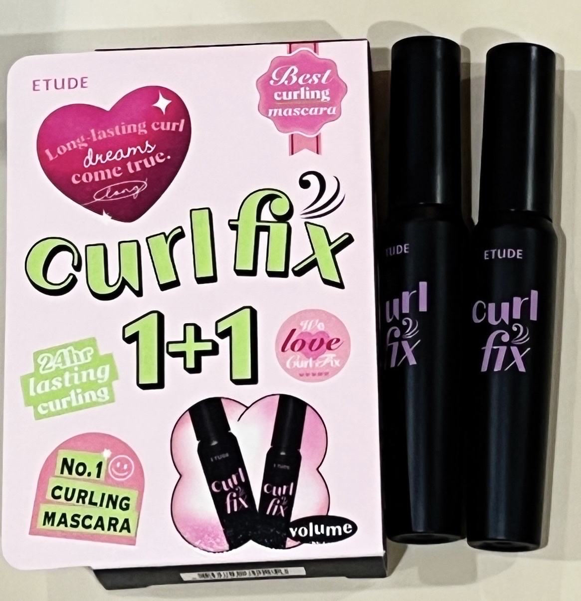 カールフィックスマスカラ/ETUDE/マスカラを使ったクチコミ（1枚目）