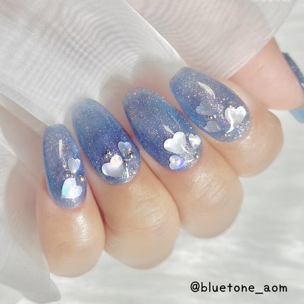 ⋆͛🦖⋆͛aomi on LIPS 「オリジナルフラッシュギラギラすぎないブルーのフラッシュ☺️💙ん..」(3枚目)