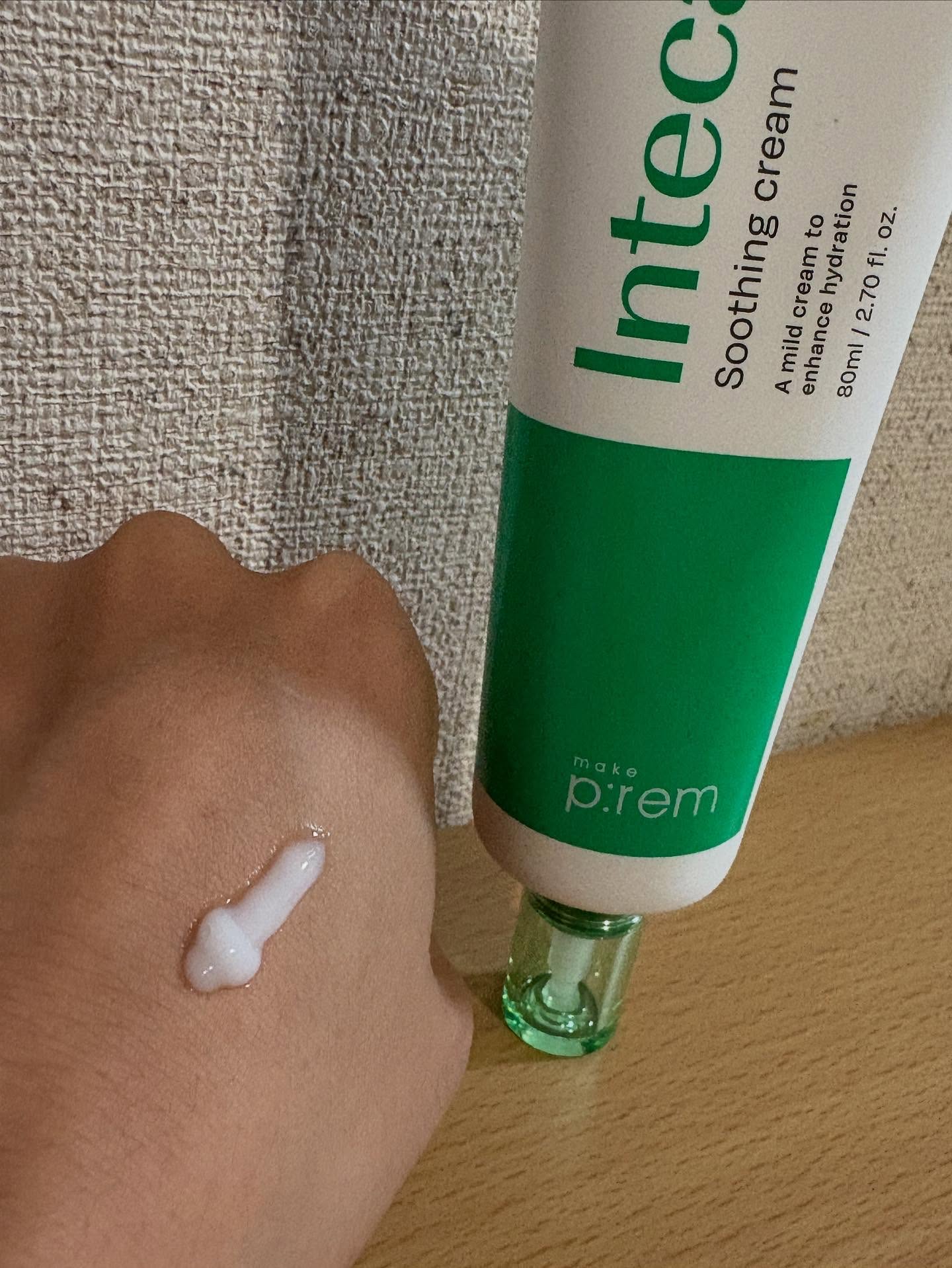 インテカ スージングクリーム/make prem/フェイスクリームを使ったクチコミ（3枚目）