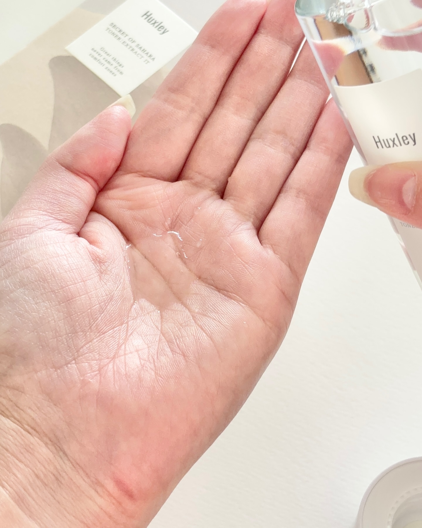 トナー；エクストラクトイット/Huxley/化粧水を使ったクチコミ（3枚目）