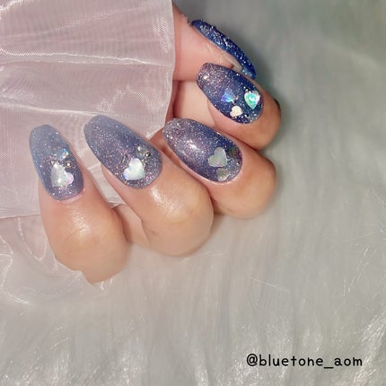 ⋆͛🦖⋆͛aomi on LIPS 「オリジナルフラッシュギラギラすぎないブルーのフラッシュ☺️💙ん..」(8枚目)