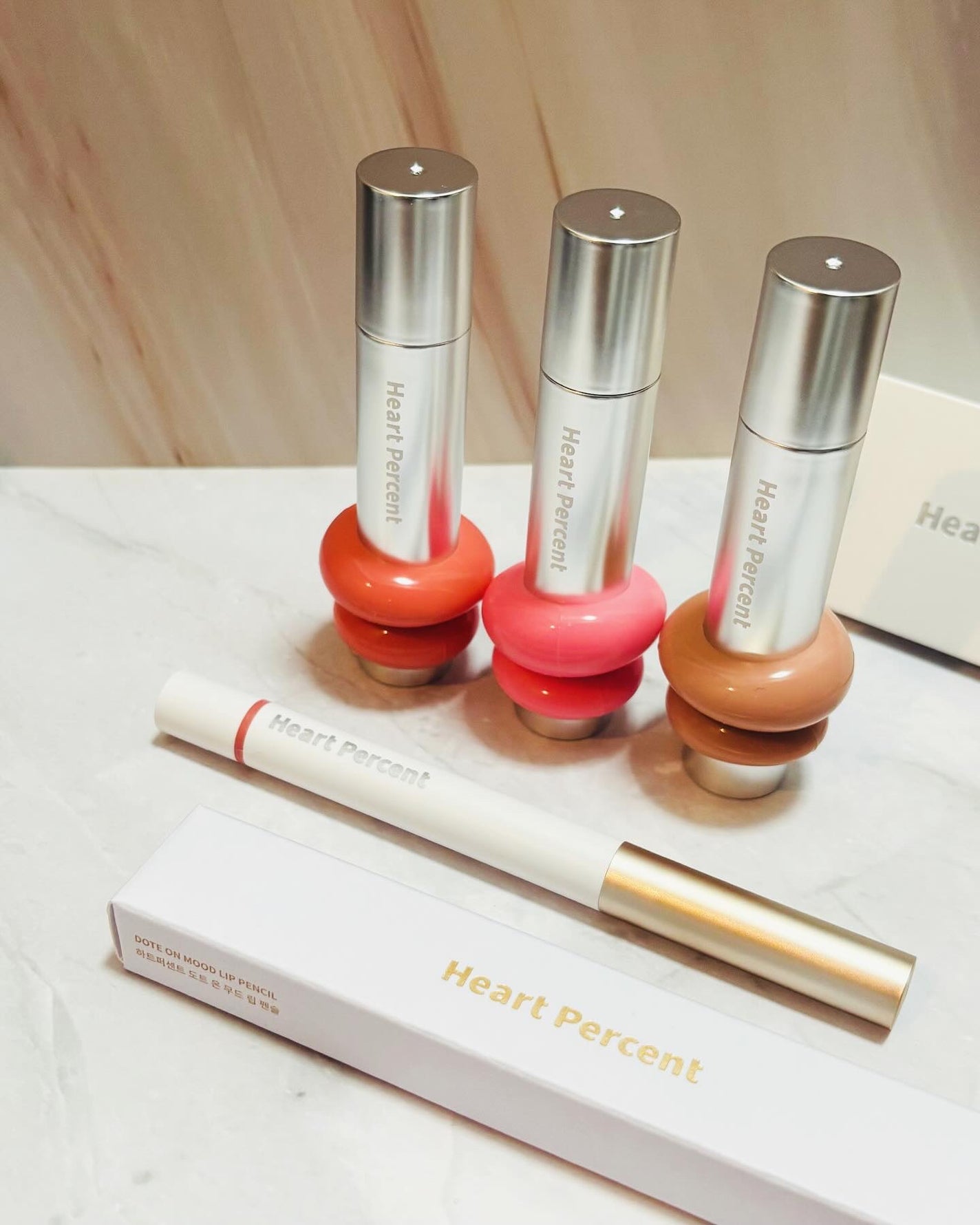 ドットオンムードリップペンシル/Heart Percent/リップライナーを使ったクチコミ(5枚目)