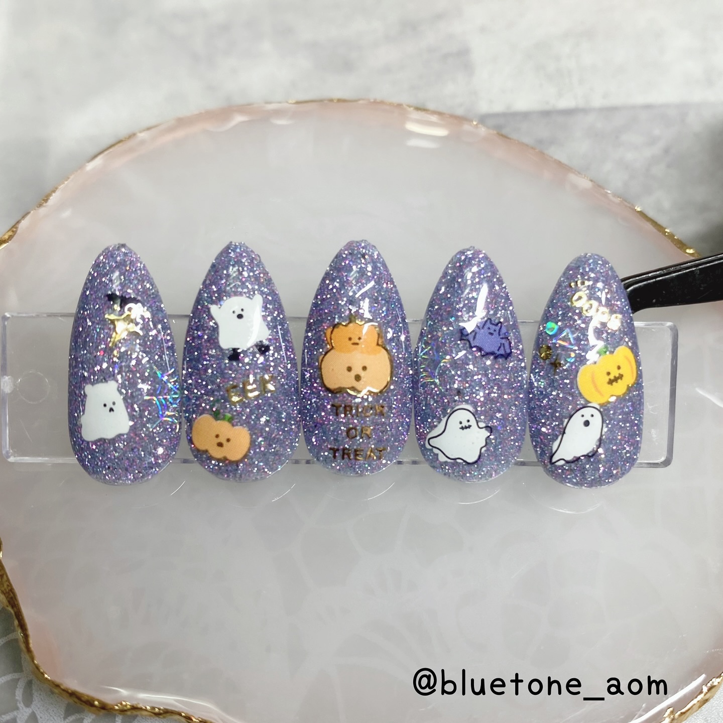 ネイルシール/セリア/ネイルシールを使ったクチコミ（2枚目）