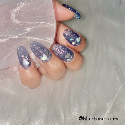 ⋆͛🦖⋆͛aomi on LIPS 「オリジナルフラッシュギラギラすぎないブルーのフラッシュ☺️💙ん..」(4枚目)