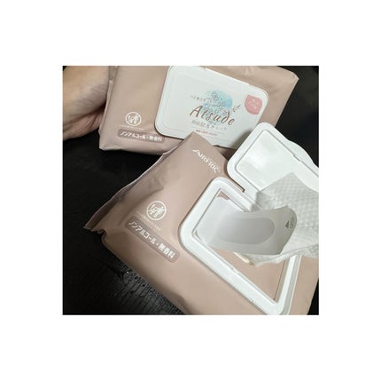 超超超厚手おしりふき 連続で取り出せる『ポップアップ式」/AIRFRIC/ティッシュを使ったクチコミ(6枚目)