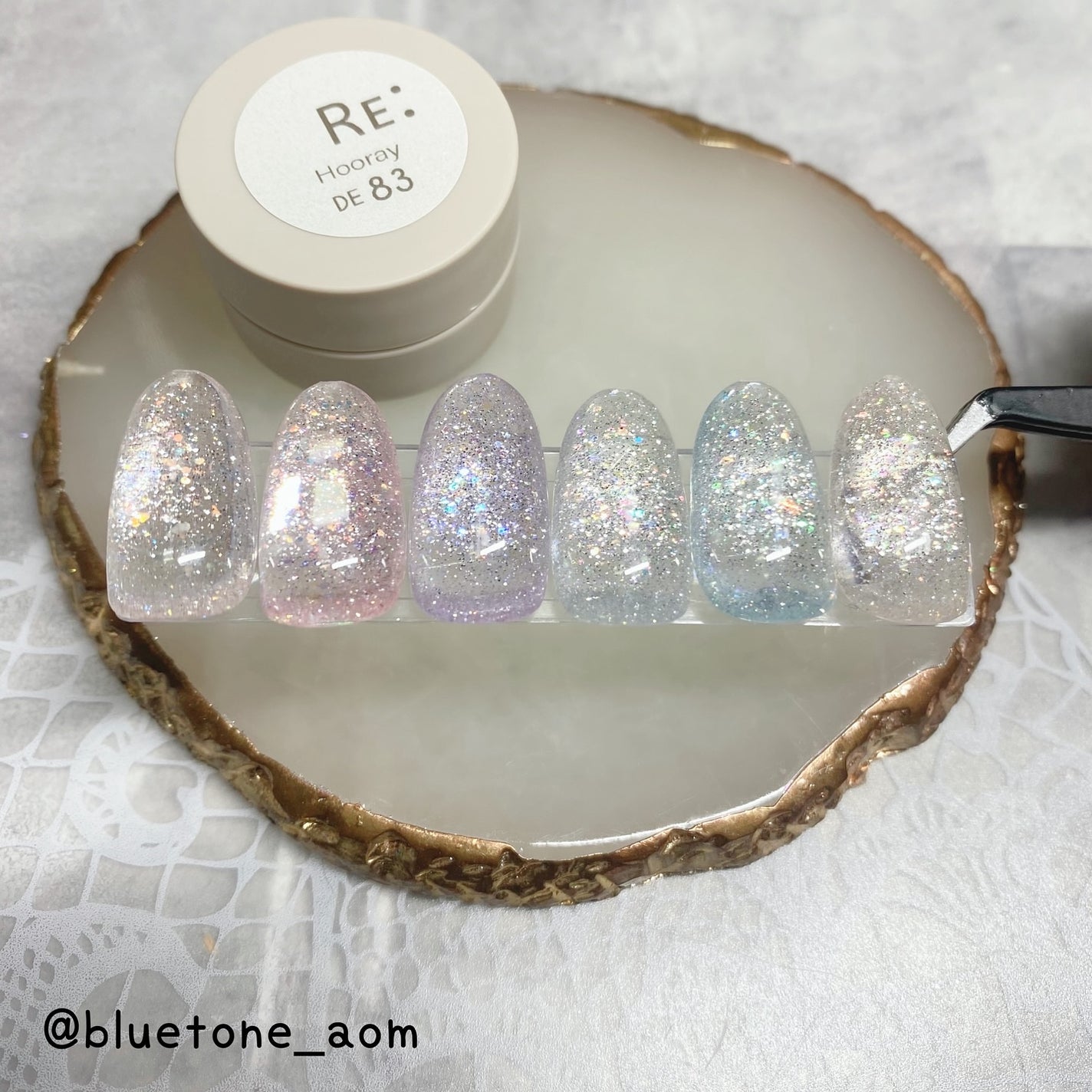 【RE:】Hooray./Beach/ジェルネイルを使ったクチコミ(2枚目)