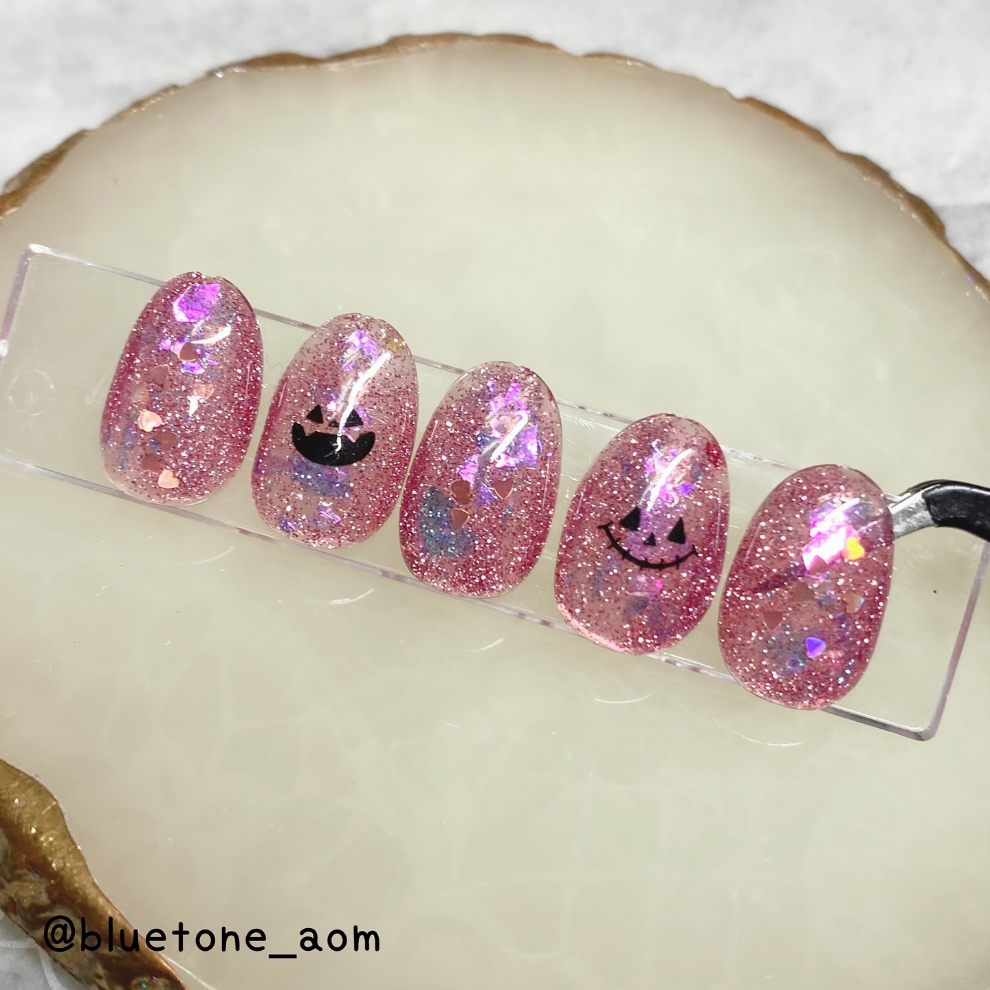 ネイルシール/セリア/ネイルシールを使ったクチコミ（1枚目）