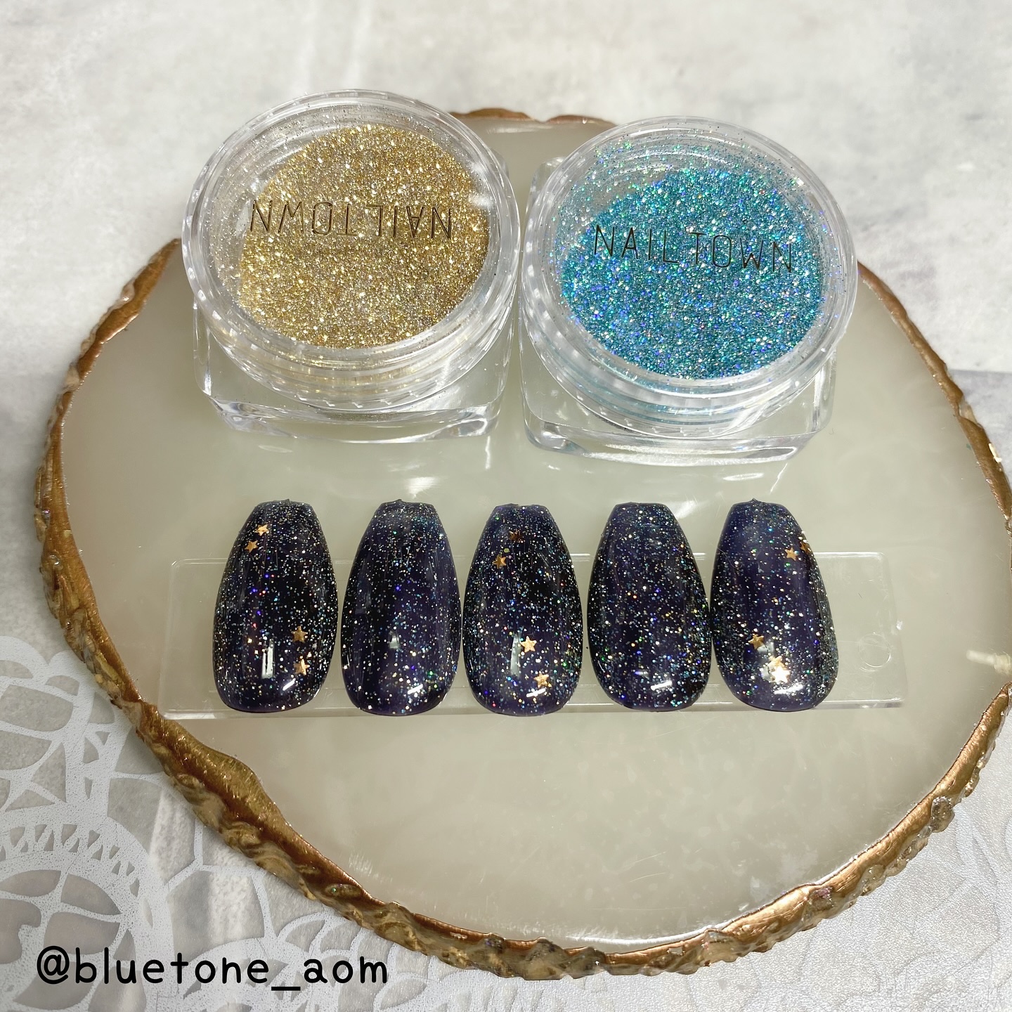 フラッシュパウダー/NAILTOWN/ネイル用品を使ったクチコミ（1枚目）